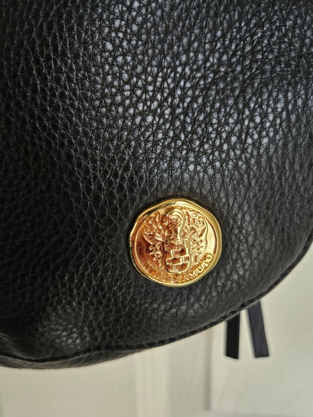 Vince Camuto Black Crossbody Bag with Gold Hardware - Picture 8 of 8